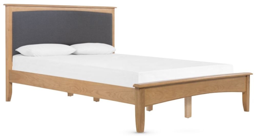 Product photograph of Kilkenny Oak Bed from Choice Furniture Superstore.