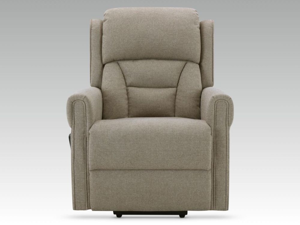 Product photograph of Sandringham Fabric Electric Lift And Tilt Recliner Armchair from Choice Furniture Superstore.