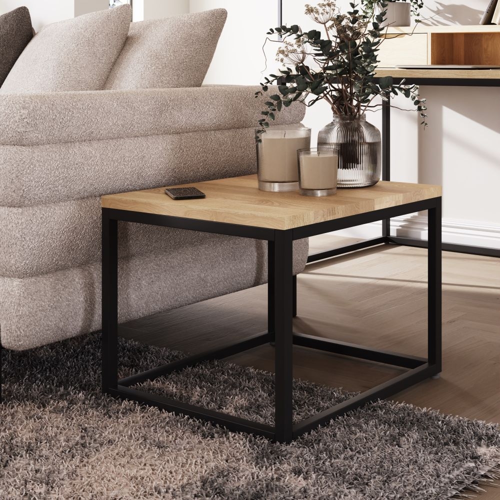 Product photograph of Stockholm Square Side Table from Choice Furniture Superstore.