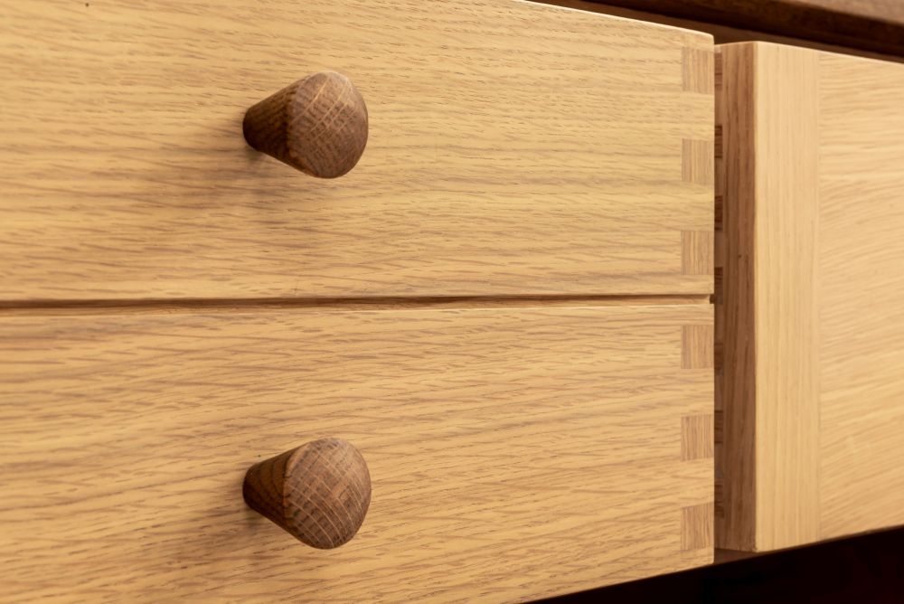 Product photograph of Grace Natural Oak 3 Over 4 Drawer Wide Chest from Choice Furniture Superstore.