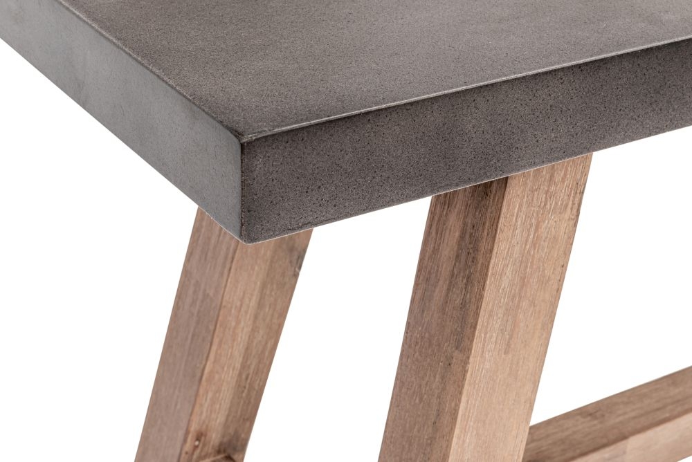 Product photograph of Pimlico Acacia Wood And Concrete Top Console Table from Choice Furniture Superstore.