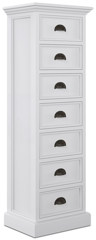 Product photograph of Clearance - Nova Solo Halifax White Storage Tower - Fss12636 from Choice Furniture Superstore.