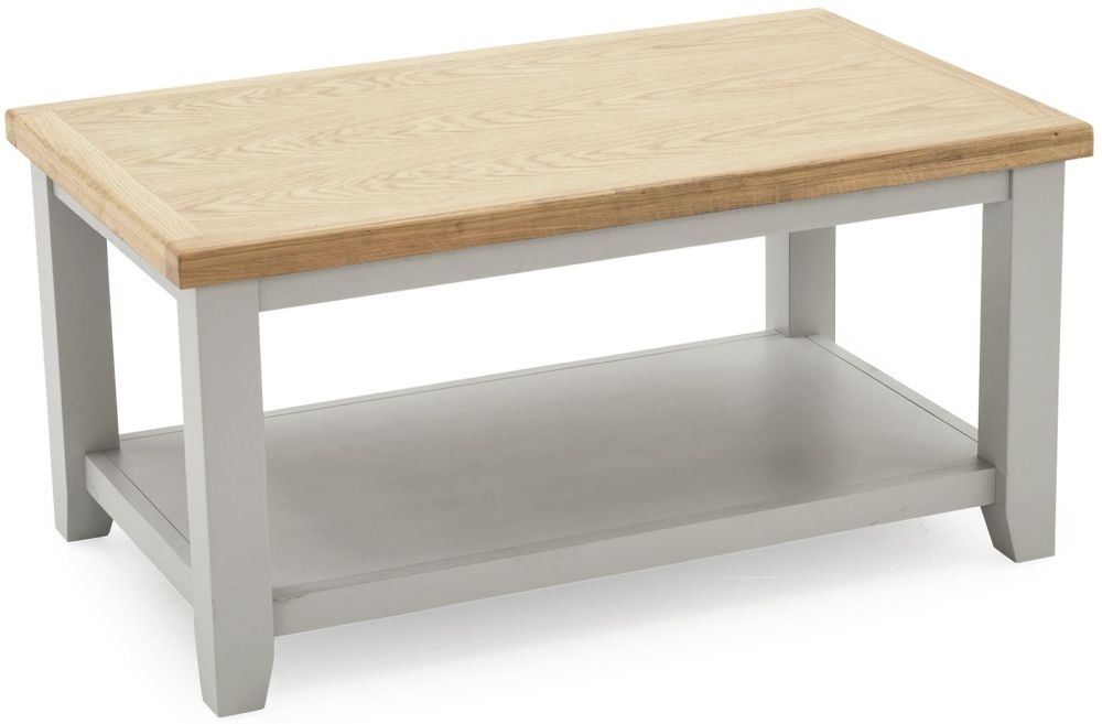 Product photograph of Clearance - Vida Living Ferndale Grey Painted Coffee Table - B74 from Choice Furniture Superstore.