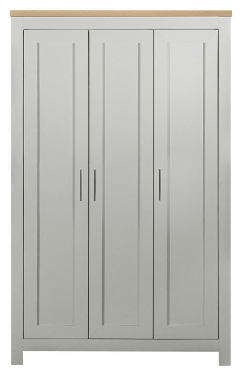 Product photograph of Birlea Highgate Painted 3 Door Wardrobe from Choice Furniture Superstore.