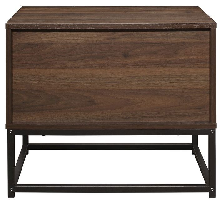 Product photograph of Houston Walnut 2 Drawer Bedside Cabinet from Choice Furniture Superstore.