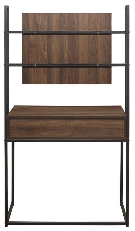 Product photograph of Houston Walnut 1 Drawer Dressing Table from Choice Furniture Superstore.