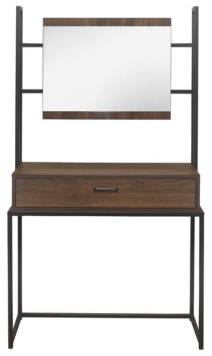 Product photograph of Houston Walnut Dressing Table from Choice Furniture Superstore.