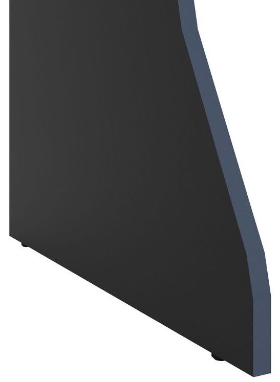 Product photograph of Enzo Black And Blue Gaming Desk from Choice Furniture Superstore.