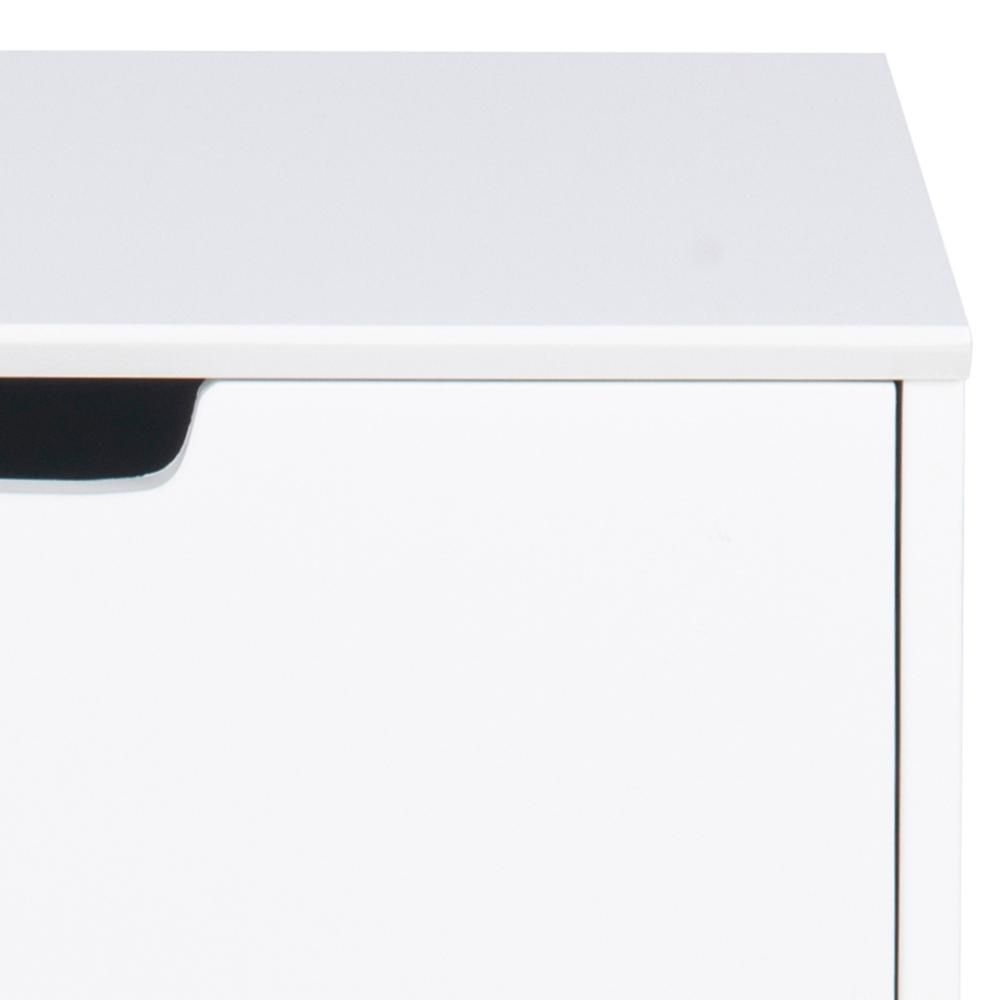 Product photograph of Mesilla White 1 Drawer Bedside Table from Choice Furniture Superstore.