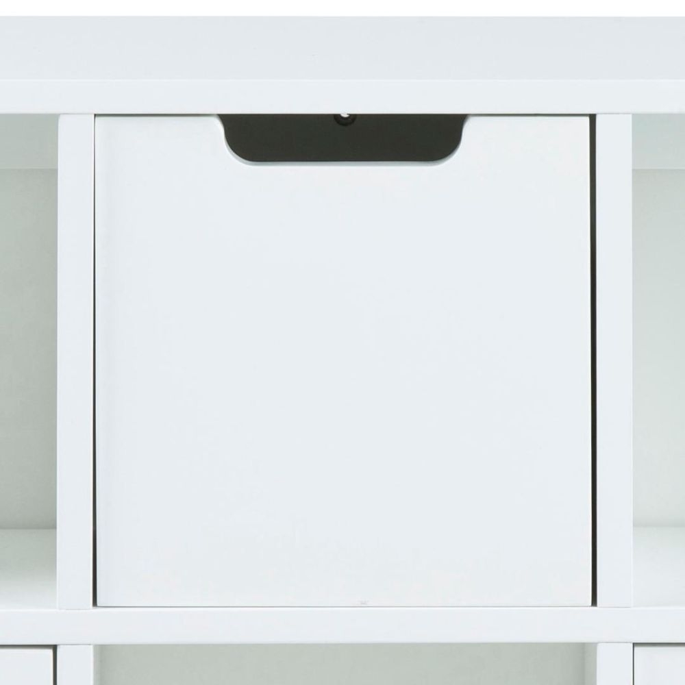 Product photograph of Mesilla White 3 Drawer Bookcase from Choice Furniture Superstore.