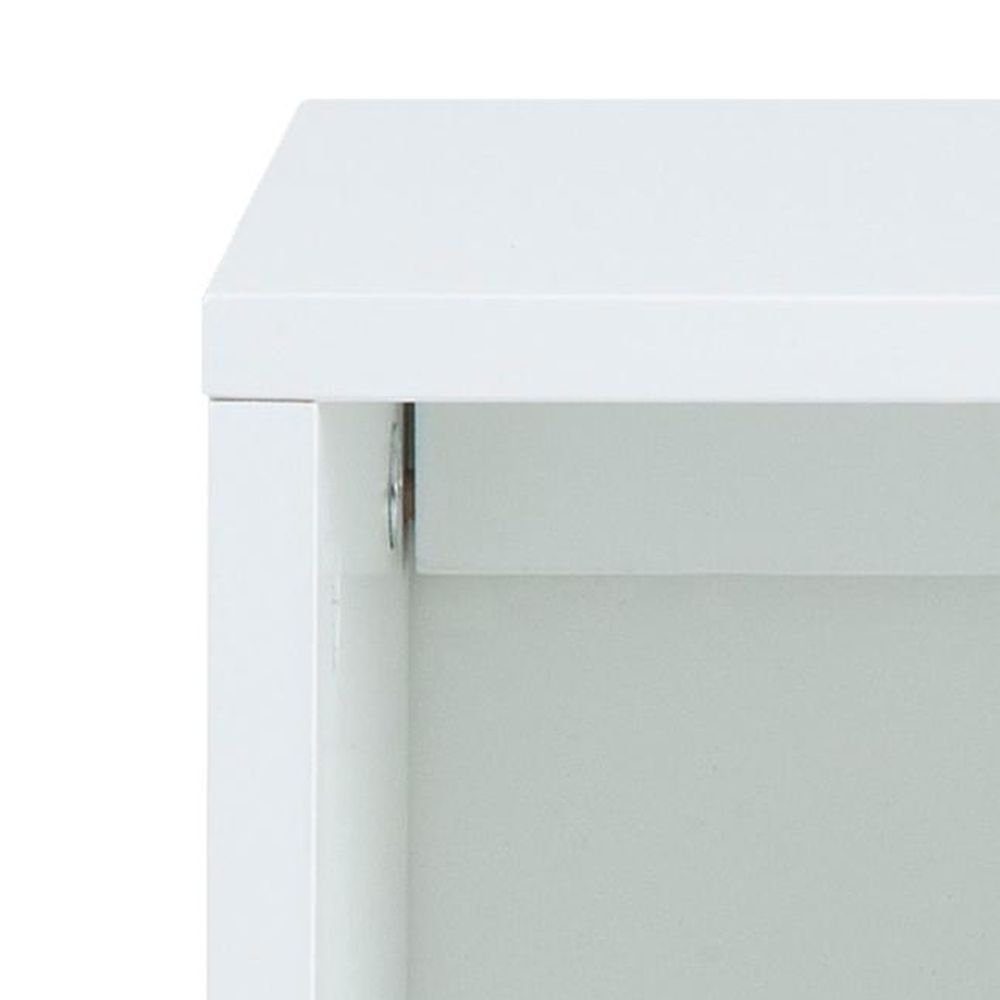 Product photograph of Mesilla White 3 Drawer Bookcase from Choice Furniture Superstore.