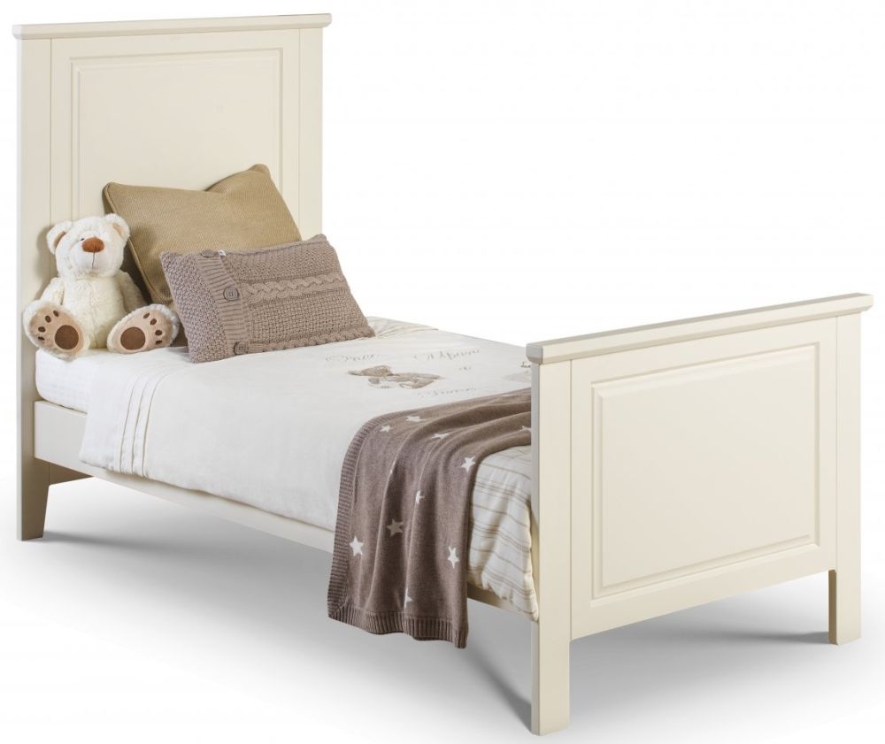 Product photograph of Cameo White Cot Bed from Choice Furniture Superstore.