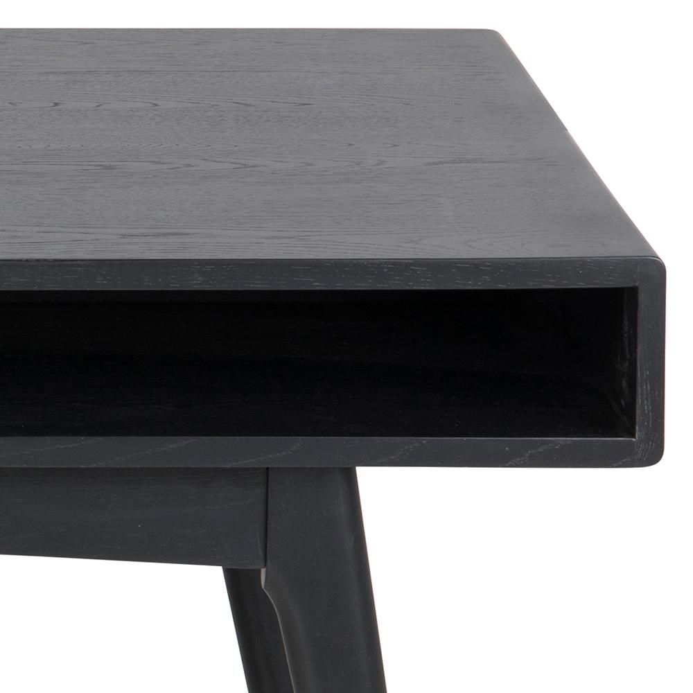 Product photograph of Maceo Black Oak 130cm Coffee Table from Choice Furniture Superstore.