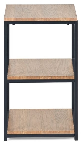 Product photograph of Tribeca Sonoma Oak Tall Narrow Side Table from Choice Furniture Superstore.