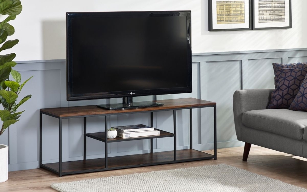 Product photograph of Tribeca Walnut 140cm Tv Unit from Choice Furniture Superstore.
