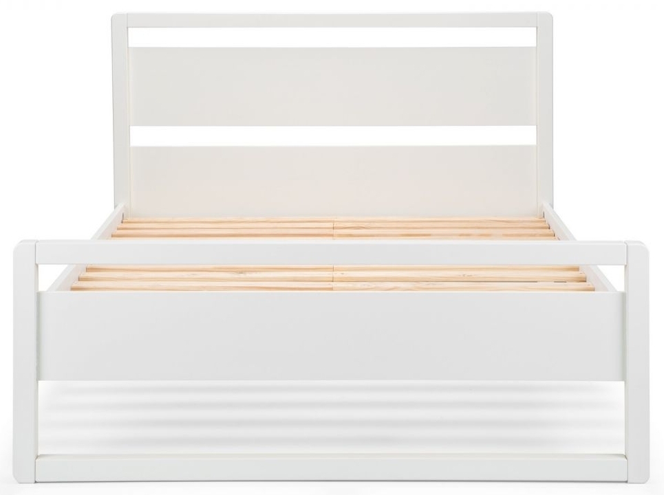 Product photograph of Venice Surf White Bed - Comes In Single And Double Size Options from Choice Furniture Superstore.