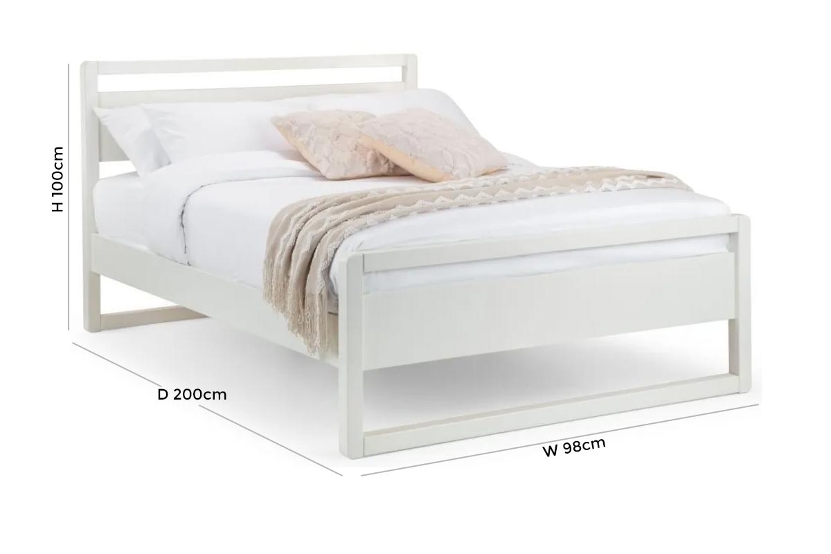 Venice Surf White Bed - Comes in Single and Double Size Options