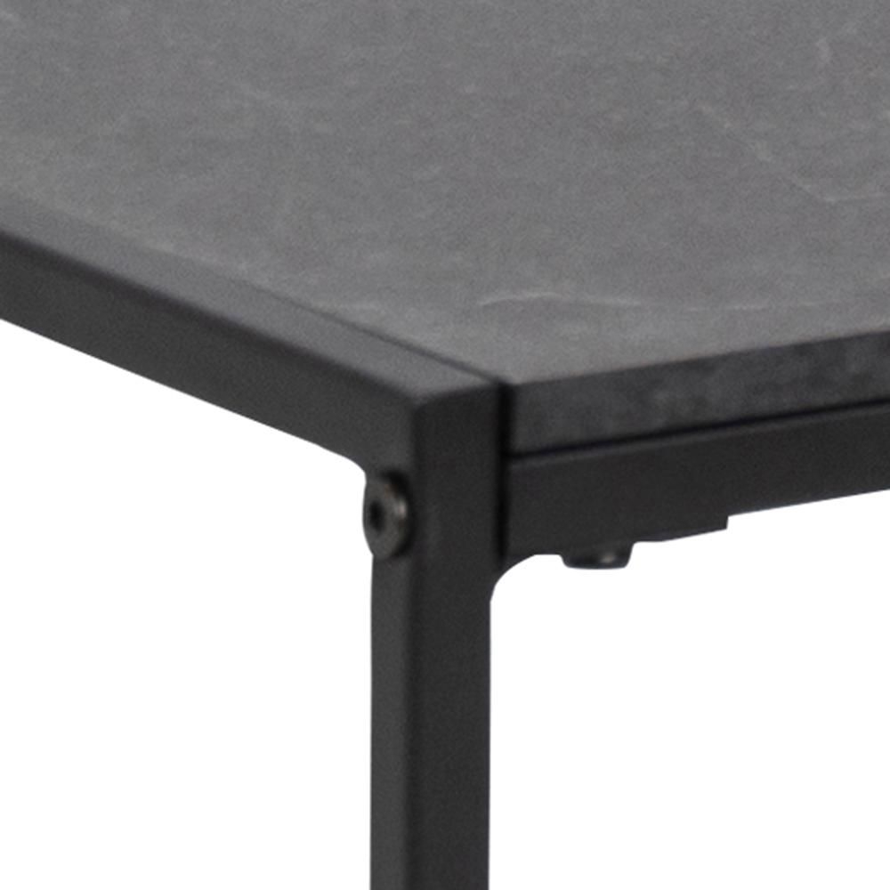 Product photograph of Iselin Black Melamine Top Square Large Coffee Table from Choice Furniture Superstore.