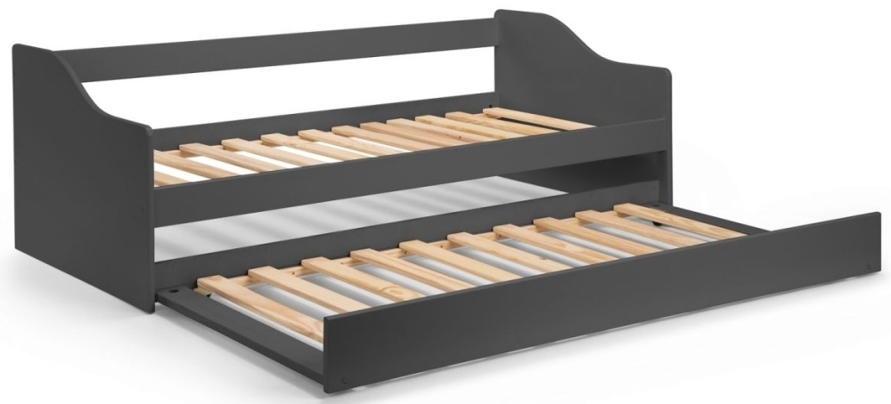 Product photograph of Elba Dark Grey Daybed from Choice Furniture Superstore.