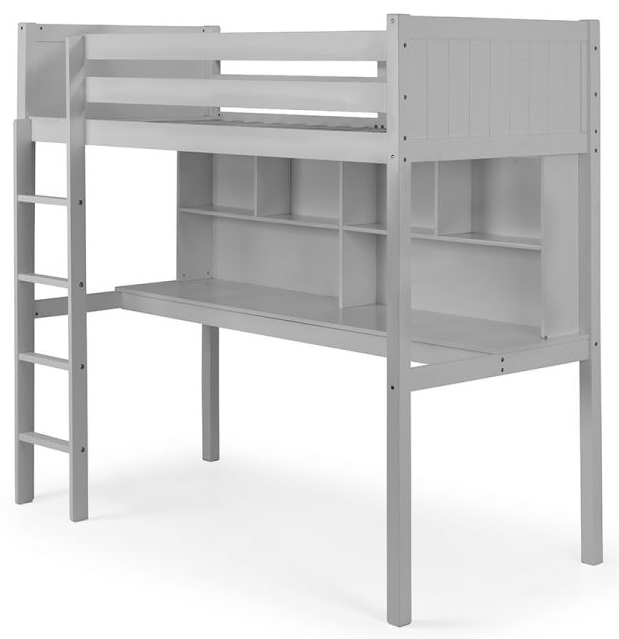 Product photograph of Titan Grey High Sleeper Bed from Choice Furniture Superstore.