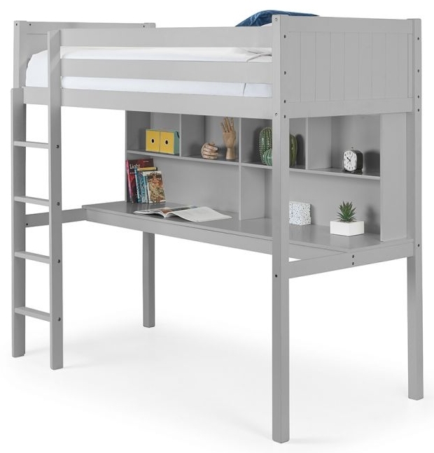 Product photograph of Titan Grey High Sleeper Bed from Choice Furniture Superstore.