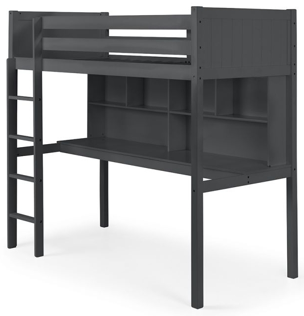 Product photograph of Titan Dark Grey High Sleeper Bed from Choice Furniture Superstore.