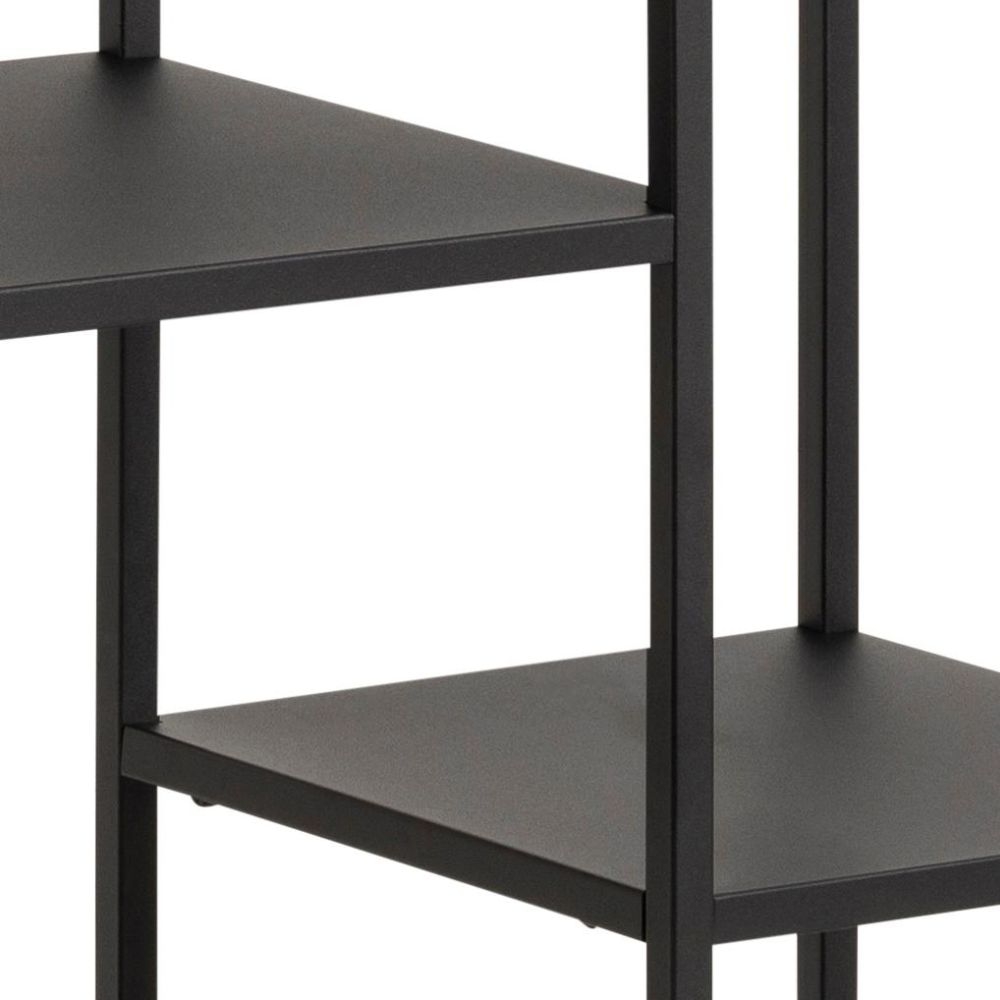 Product photograph of Newcastle Matt Black Open Small Bookcase from Choice Furniture Superstore.
