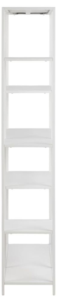 Product photograph of Newcastle White Open Wide Shelving Unit from Choice Furniture Superstore.