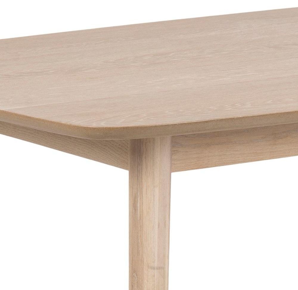 Product photograph of Nibley White Oak 6 Seater Dining Table from Choice Furniture Superstore.