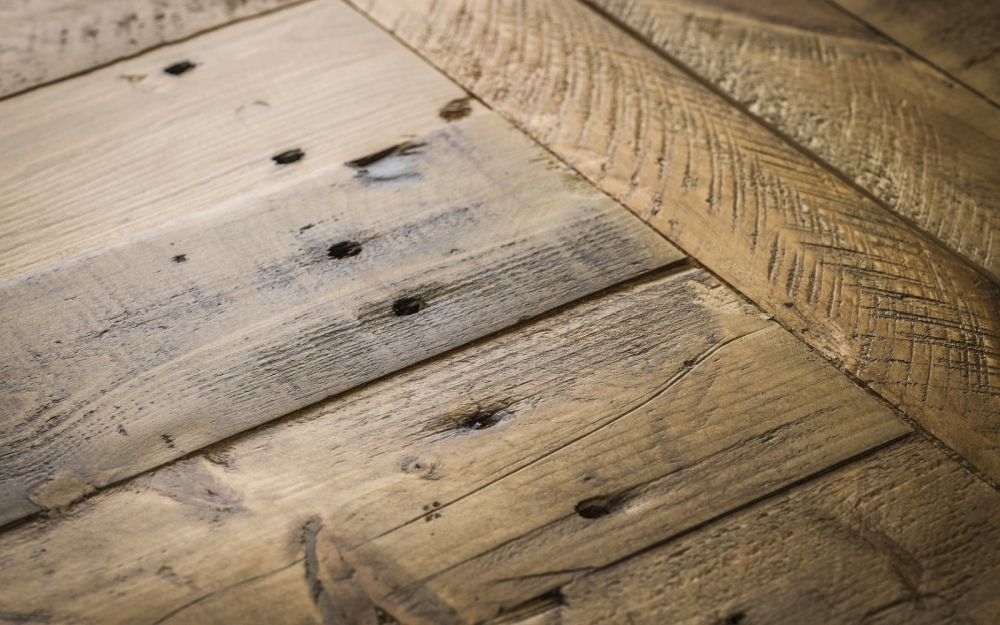 Product photograph of Aspen Rough Sawn Pine Storage Bench from Choice Furniture Superstore.