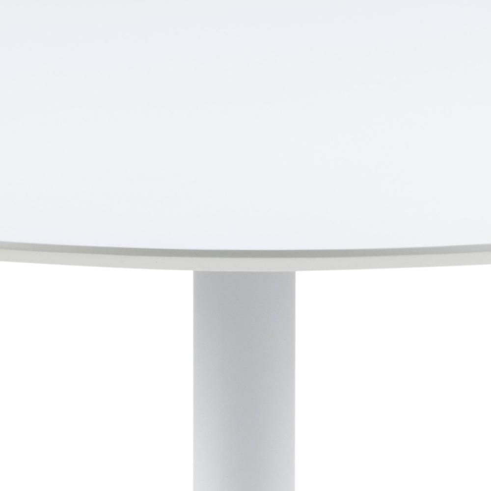 Product photograph of Irene White 4 Seater Round Dining Table from Choice Furniture Superstore.