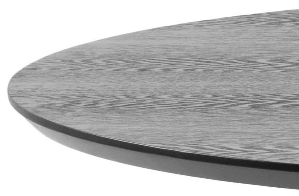 Product photograph of Irene Matt Black Round Cafe Table from Choice Furniture Superstore.