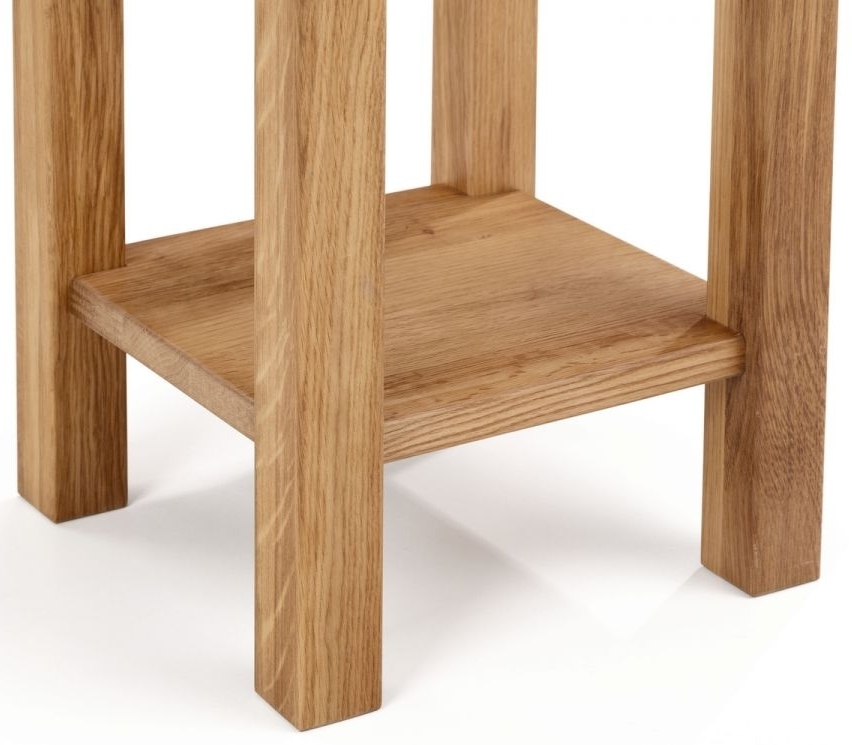 Product photograph of Coxmoor Oak Narrow Side Table from Choice Furniture Superstore.