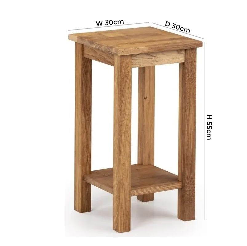 Product photograph of Coxmoor Oak Narrow Side Table from Choice Furniture Superstore.