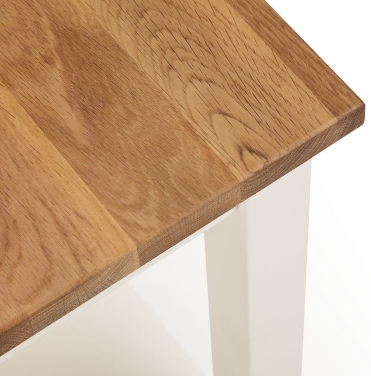 Product photograph of Coxmoor Ivory Narrow Side Table from Choice Furniture Superstore.