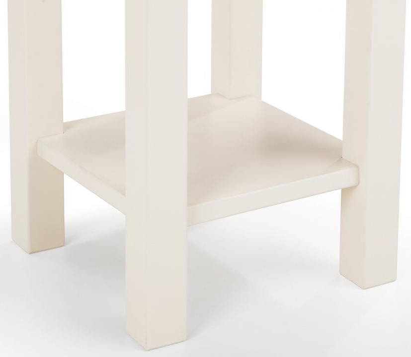 Product photograph of Coxmoor Ivory Narrow Side Table from Choice Furniture Superstore.