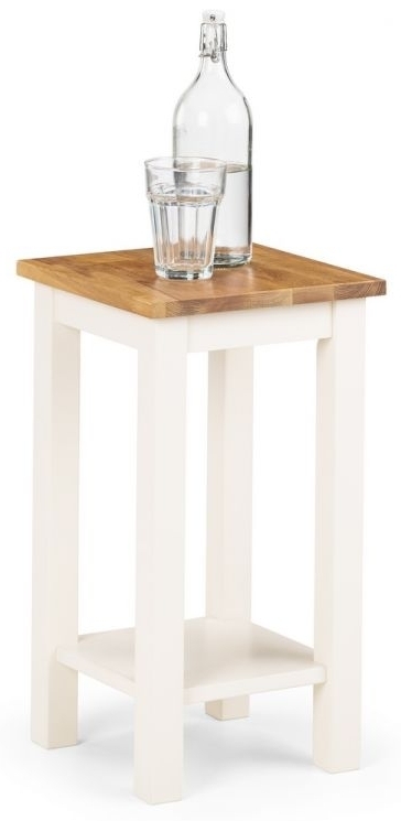 Product photograph of Coxmoor Ivory Narrow Side Table from Choice Furniture Superstore.