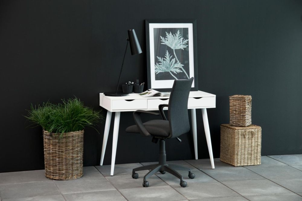 Product photograph of Nitro White 3 Drawer Office Desk from Choice Furniture Superstore.