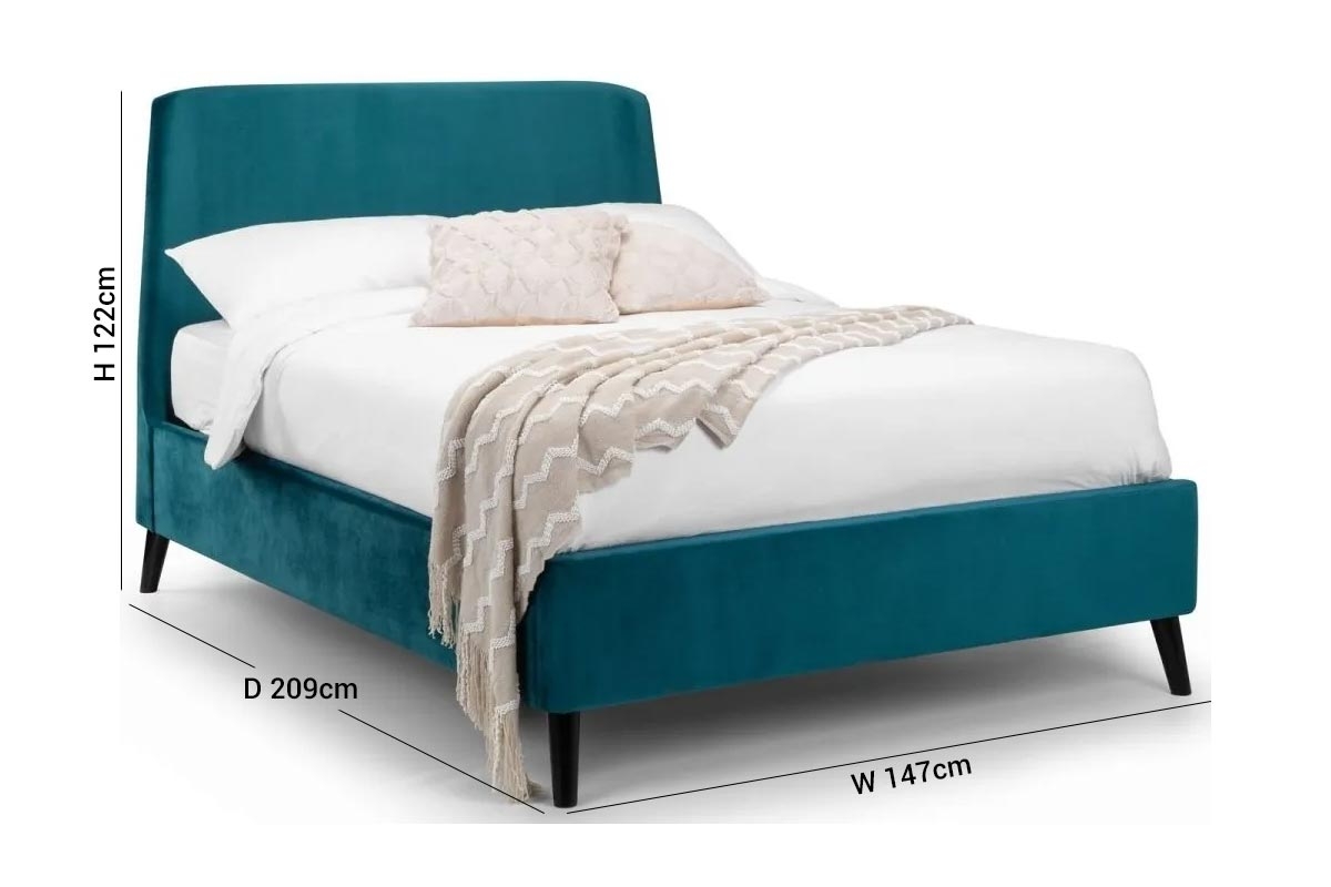 Product photograph of Frida Fabric Bed - Comes In Double And King Size from Choice Furniture Superstore.