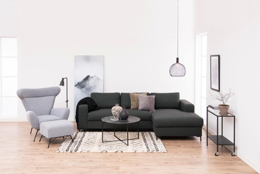 Product photograph of Apison Black Marquina Marble Effect Top Round Coffee Table from Choice Furniture Superstore.