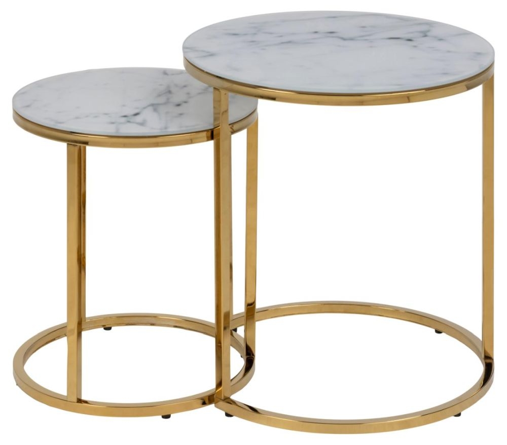 Product photograph of Apison Round Nest Of 2 Tables from Choice Furniture Superstore.