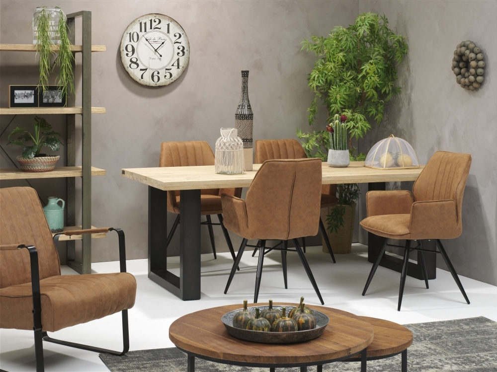 Product photograph of Avalon Soft Steel Fabric Dining Armchair Sold In Pairs from Choice Furniture Superstore.