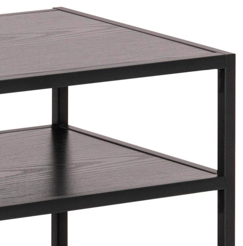 Product photograph of Salvo Black 120cm Tv Unit from Choice Furniture Superstore.