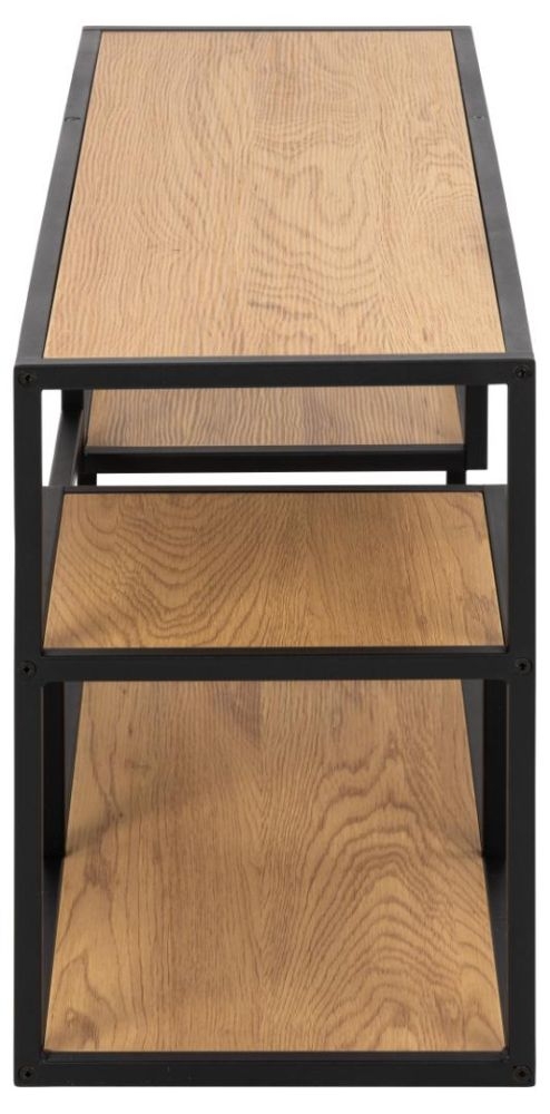 Product photograph of Salvo Large Wall Shelf With 2 Shelves - Comes In Wild Oak And Wild Oak Options from Choice Furniture Superstore.
