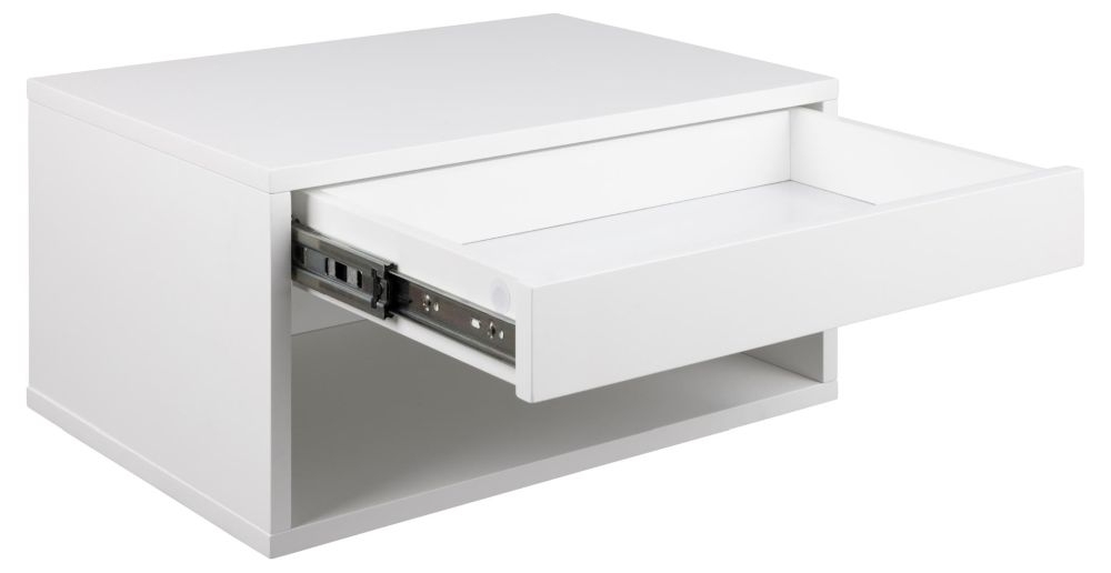 Product photograph of Cale 1 Drawer Hanging Bedside Cabinet from Choice Furniture Superstore.