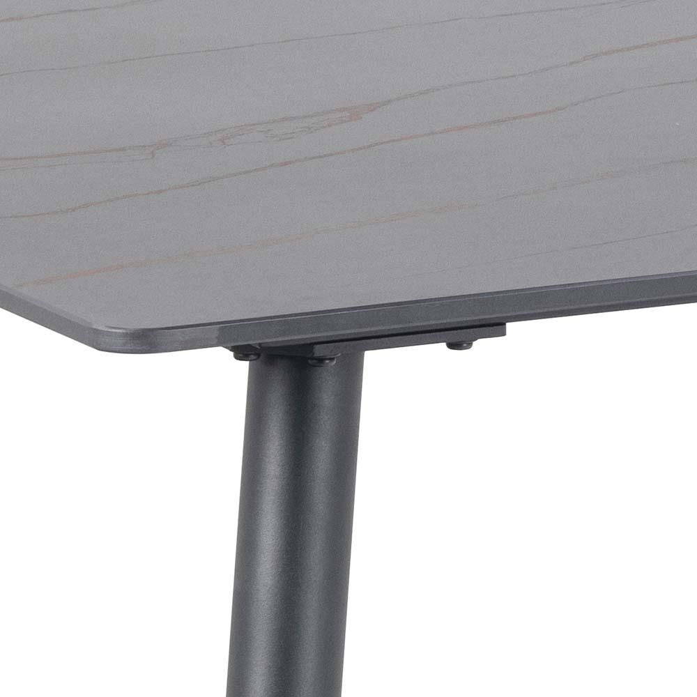 Product photograph of Woburn Black 4 Seater Dining Table from Choice Furniture Superstore.