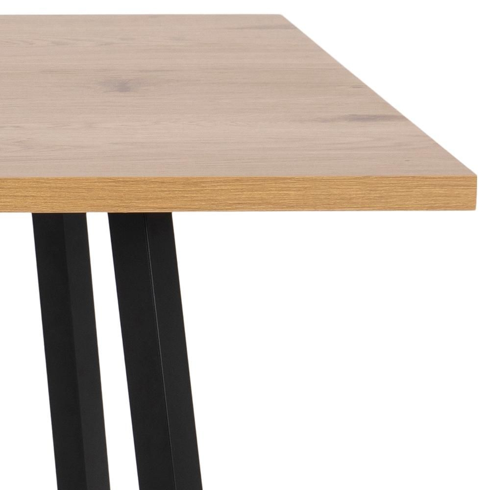 Product photograph of Causey Oak Dining Table - 6 Seater from Choice Furniture Superstore.