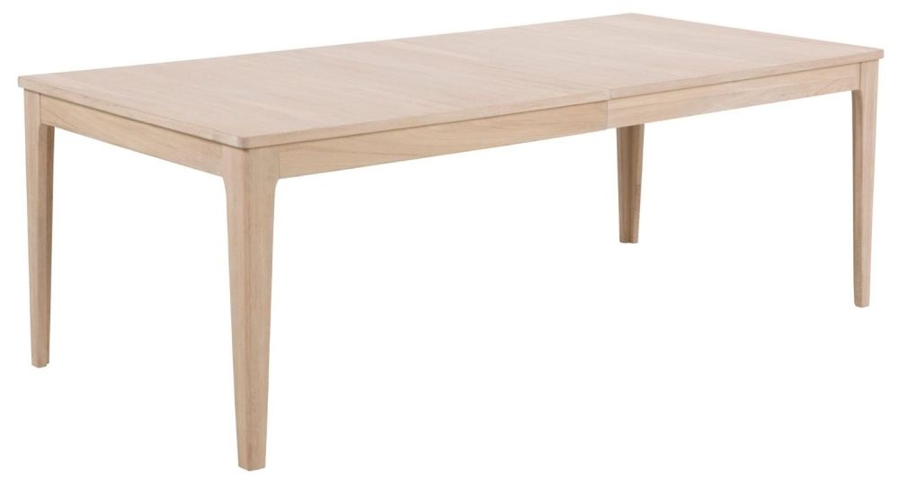 Product photograph of Niantic Oak Dining Table - 8 Seater from Choice Furniture Superstore.