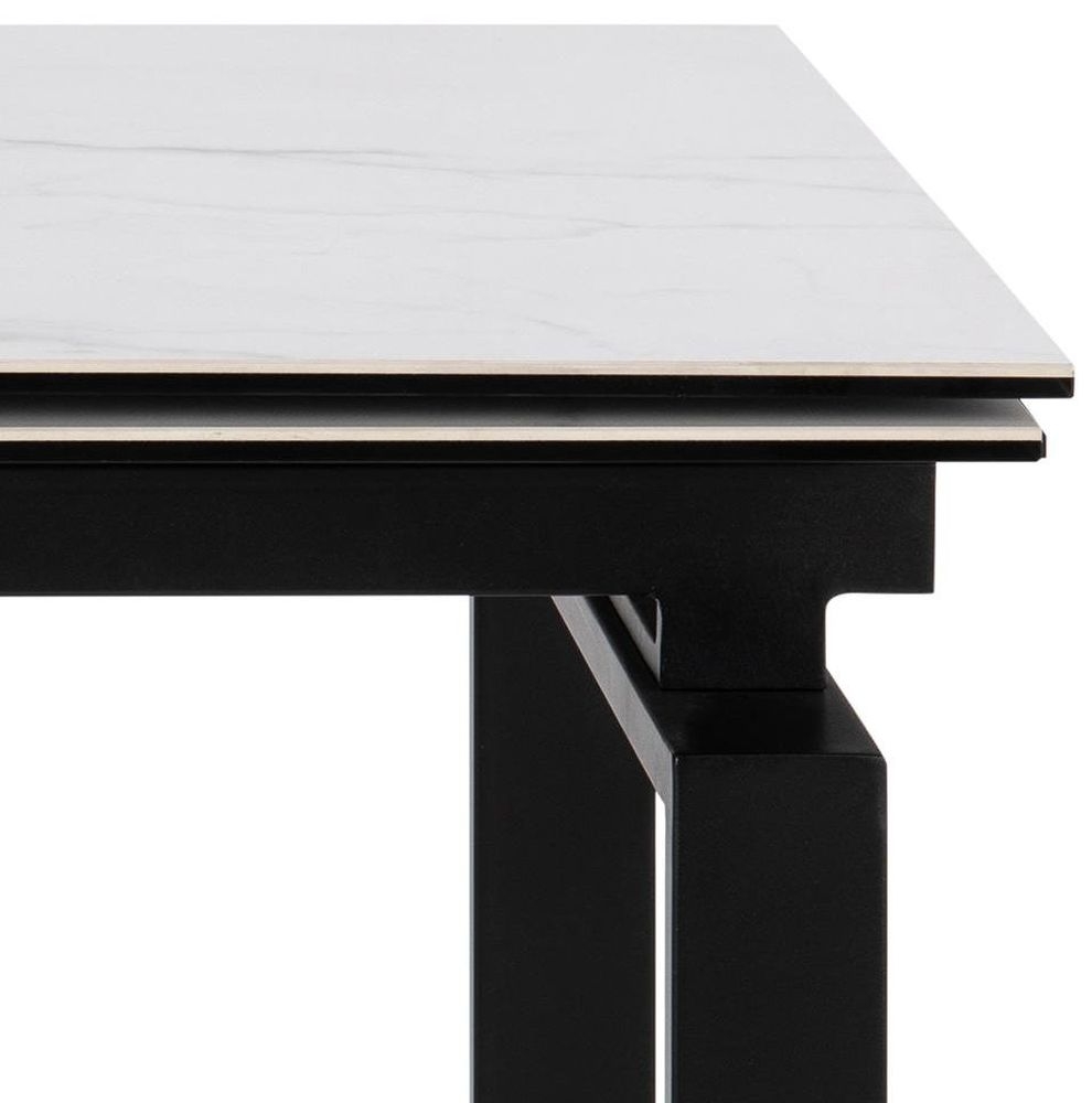 Product photograph of Hauser Ceramic 4 Seater Extending Dining Table from Choice Furniture Superstore.