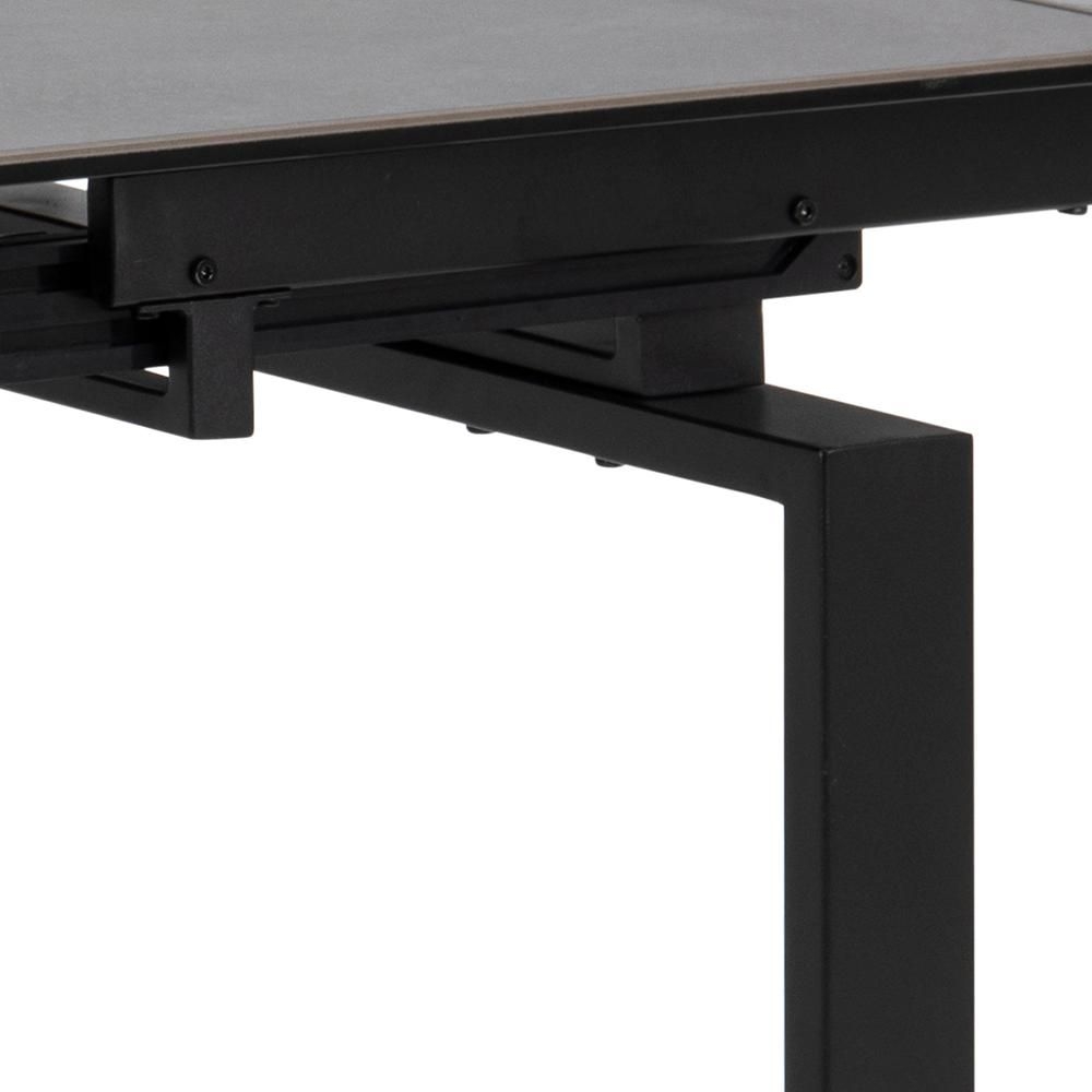 Product photograph of Hauser Black Ceramic 4-8 Seater Extending Dining Table from Choice Furniture Superstore.